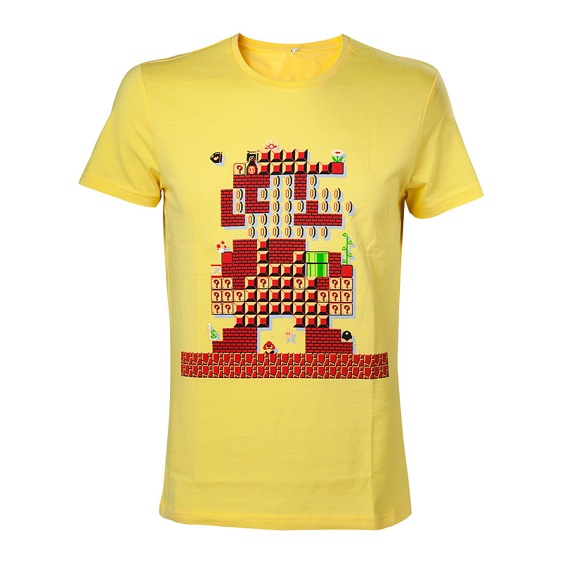 DIFUZED Mario 30th Anniversary T-Shirt Rundhals Kurzärmel Baumwolle