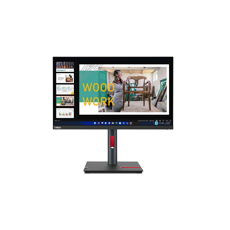 Lenovo ThinkVision P24q-30 Computerbildschirm 60,5 cm (23.8") 2560 x 1440 Pixel Quad HD LED Schwarz