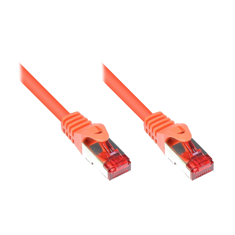 Kabelmeister SO-31226 Netzwerkkabel Orange 1 m Cat6 S/FTP (S-STP)