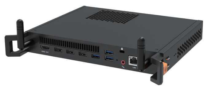 MAXHUB MT71E PC/Workstation Intel® Core™ i5 i5-12450H 12 GB DDR4-SDRAM 256 GB Windows 11 Pro Regalmontiertes Chassis Mini-PC Schwarz