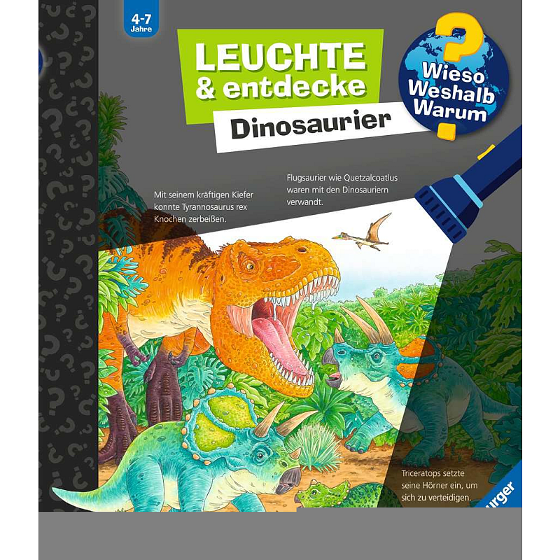 Ravensburger Wieso? Weshalb? Warum? Leuchte und entdecke: Dinosaurier