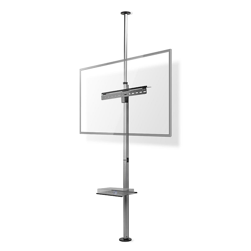 Nedis TVSM5750BK TV-Halterung 177,8 cm (70") Schwarz, Silber