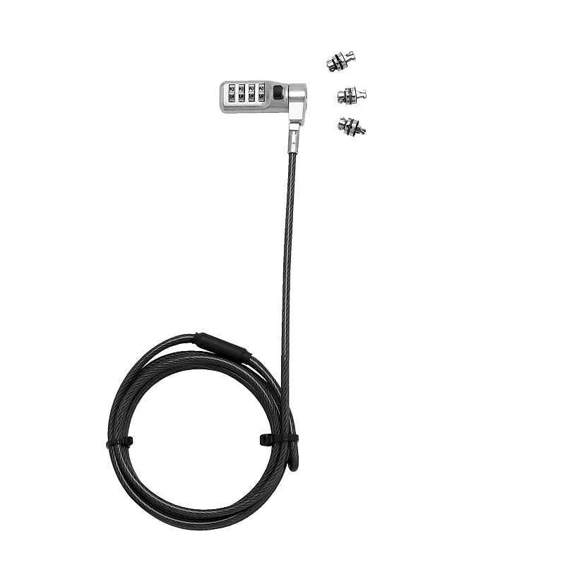 DICOTA D31713 Kabelschloss Schwarz 2 m