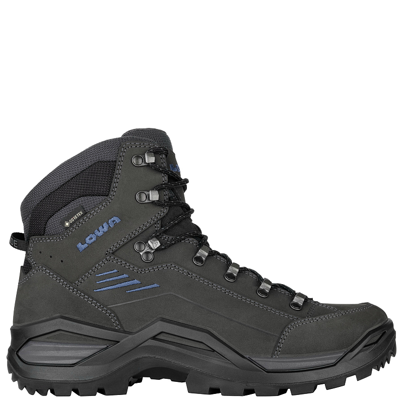 LOWA RENEGADE EVO GTX MID W Männlich Erwachsener Anthrazit, Blau