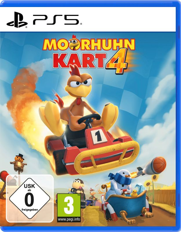 ak tronic Software & Services Moorhuhn Kart 4 Standard Deutsch, Niederländisch, Englisch, Spanisch, Französisch, Italienisch PlayStation 5
