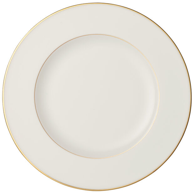 Villeroy & Boch Anmut Gold Essteller Rund Porzellan Gold, Weiß 1 Stück(e)