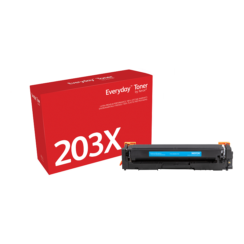 Everyday™ Cyan Tonermodul von Xerox kompatibel mit HP 203X (CF541X), Hohe Kapazität