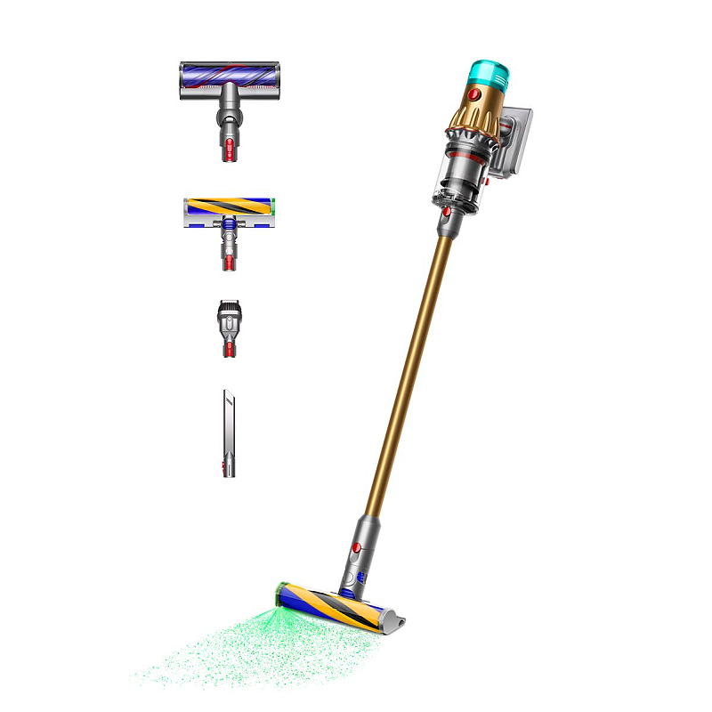Dyson V12 Detect Slim Absolute 2-in-1-Stabstaubsauger Akku Trocken HEPA Beutellos Gold
