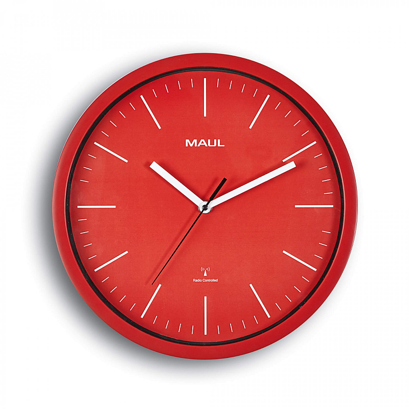 MAUL 9053425 Wand- /Tischuhr Digitale Uhr Rund Rot