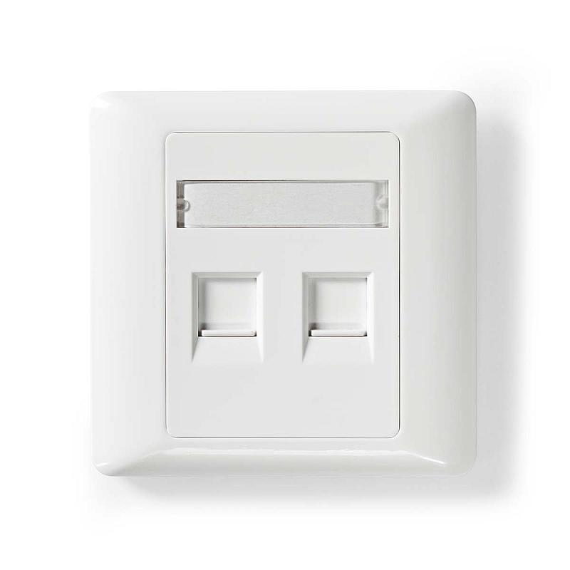 Nedis CCGB89760WT Steckdose RJ-45 Weiß