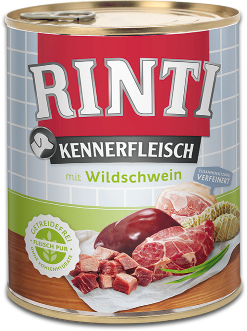 RINTI Kennerfleisch Wildschwein Adult 800 g