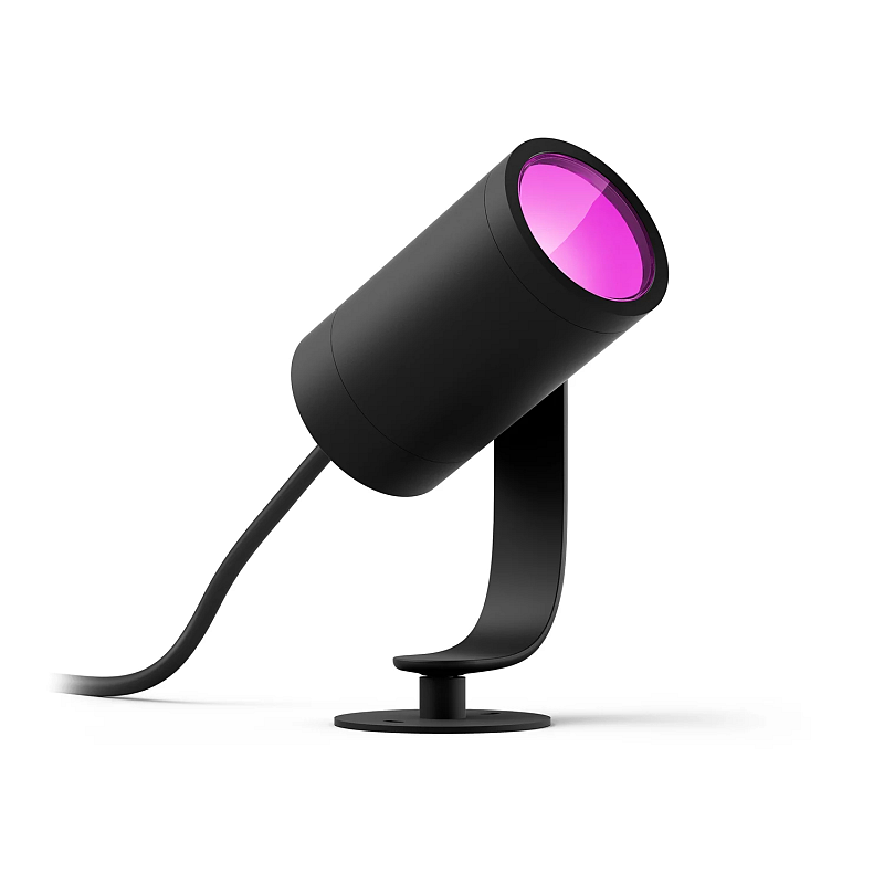 Philips Hue White and Color ambiance Lily Outdoor Spot Basis-Set schwarz
