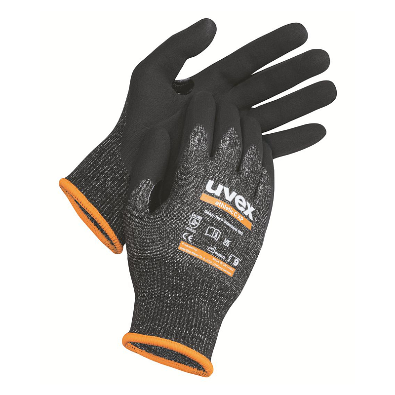 Uvex athletic C XP Fabrik-Handschuhe Elastan, Fiberglas, Hochleistungs-Polyethylen (HPPE), Polyamid 1 Stück(e)