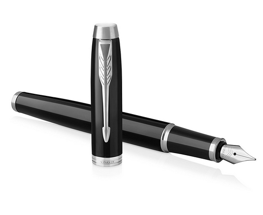 Parker IM Füllfederhalter Kartuschenfüllsystem Schwarz, Chrom 1 Stück(e)
