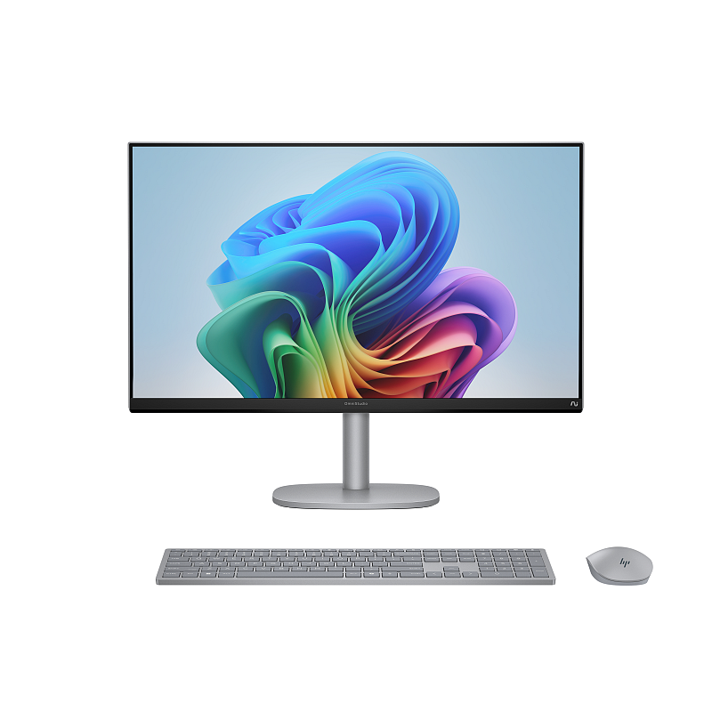 HP OmniStudio X Next Gen AI 27-cs1170ng PC Copilot+ PC Intel Core Ultra 7 258V 68,6 cm (27") 3840 x 2160 Pixel All-in-One-PC 32 GB LPDDR5x-SDRAM 2 TB SSD Windows 11 Home Wi-Fi 7 (802.11be) Silber