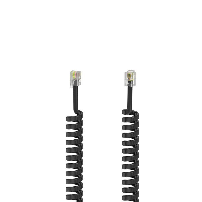 Hama 00201151 Telefonkabel 3 m Schwarz