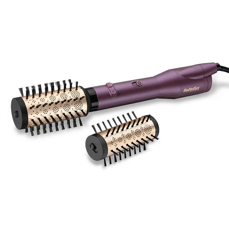 BaByliss Big Hair Dual Heißluftbürste Warm Schwarz, Roségold, Violett 650 W 2,5 m