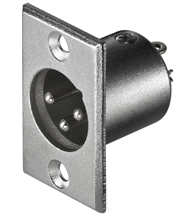 Goobay XLR 186-3 XLR M Edelstahl