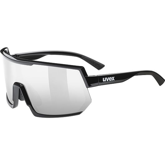 Uvex sportstyle 235 Multisportbrille Unisex Halbrandlos Schwarz