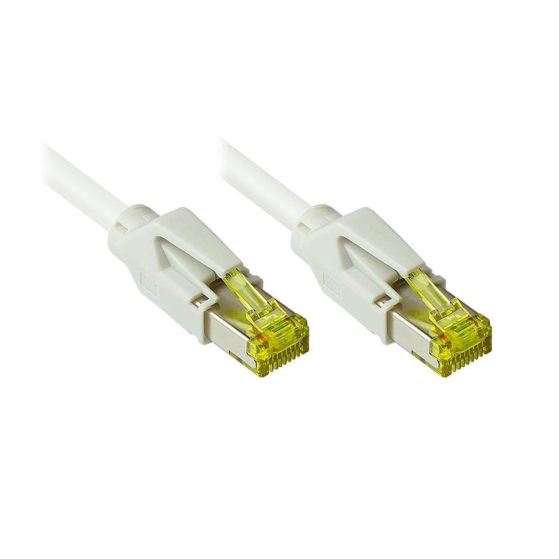 Alcasa 831RK-050W Netzwerkkabel Weiß 5 m Cat7 S/FTP (S-STP)
