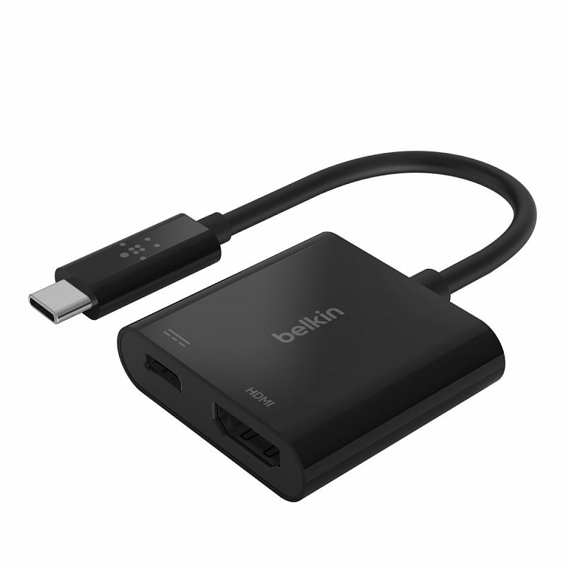 Belkin AVC002BTBK laptop-dockingstation & portreplikator USB 3.2 Gen 1 (3.1 Gen 1) Type-C Schwarz