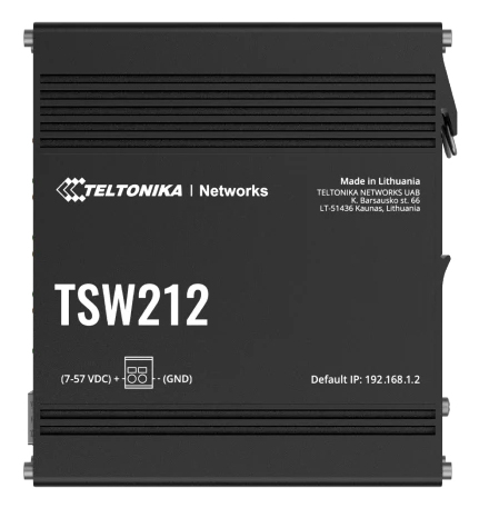 Teltonika TSW212 Managed L2 Gigabit Ethernet (10/100/1000) Schwarz