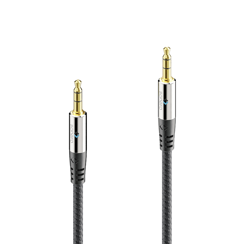 sonero S-AC505-020 Audio-Kabel 2 m 3.5mm Grau