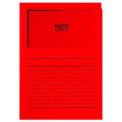 Elco Ordo Cassico 220 x 310 mm Präsentations-Mappe Papier Rot