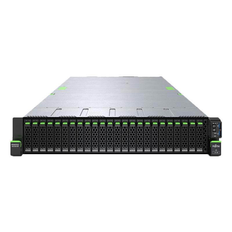 Fujitsu PRIMERGY RX2540 M7 Server 0 GB Rack (2U) Intel® Xeon® Gold 6526Y 2,8 GHz 32 GB DDR5-SDRAM 900 W