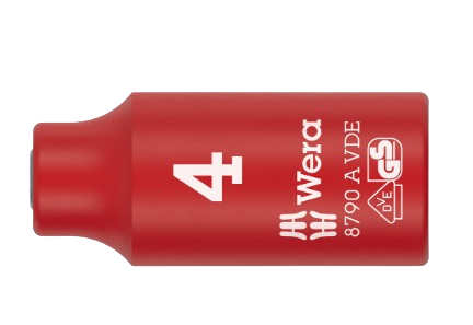 Wera 05005930001 Steckschlüsseleinsatz Steckschlüsselbuchse Rot, Weiß