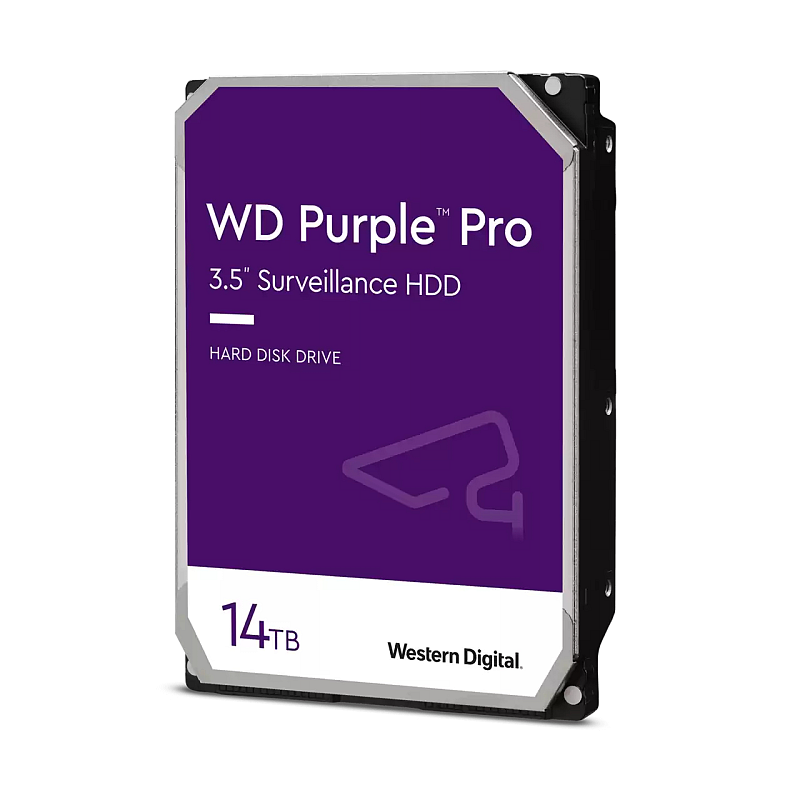 Western Digital Purple Pro WD142PURP Interne Festplatte 14 TB 7200 RPM 512 MB 3.5" Serial ATA III
