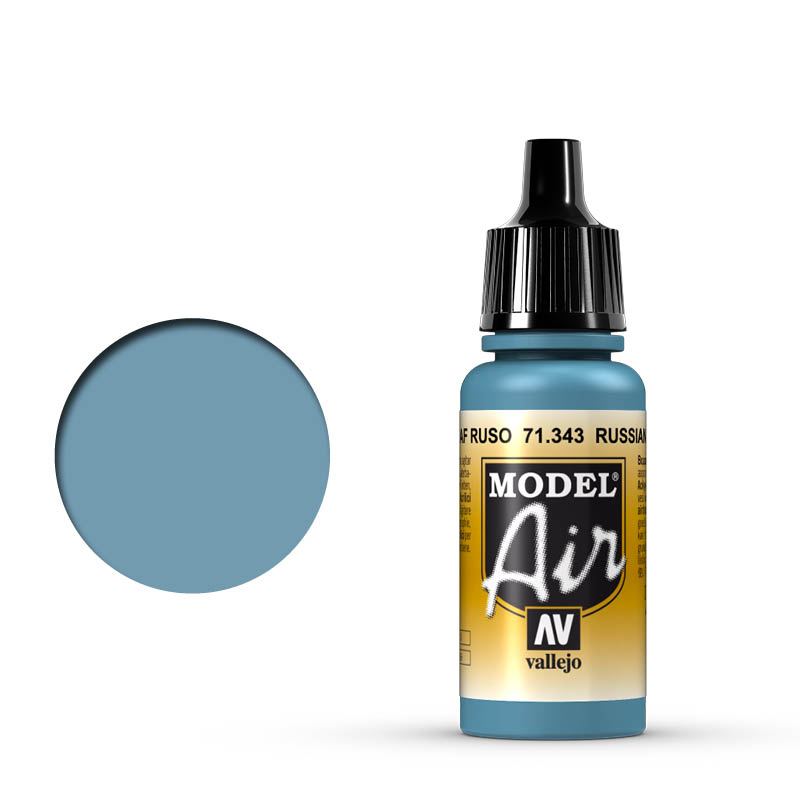 Vallejo 71.343 Acrylfarbe 17 ml Schwarz, Grau Flasche