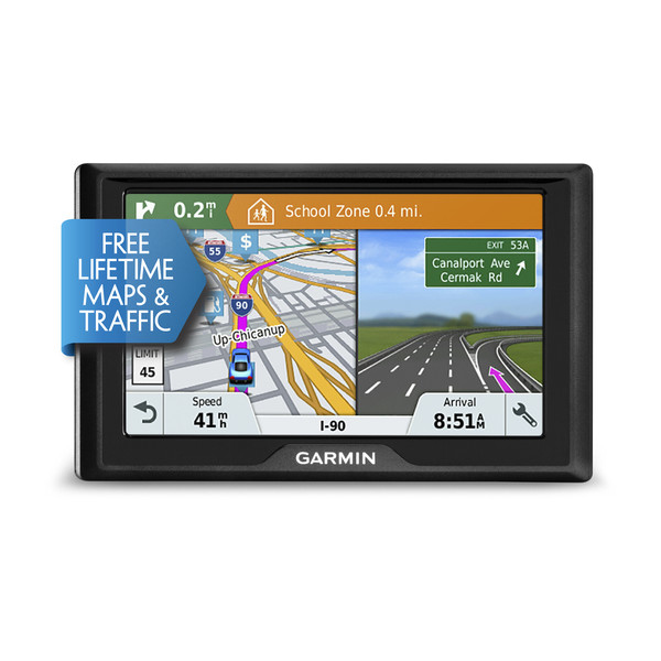 Garmin Drive 61 LMT-S Navigationssystem Fixed 15,5 cm (6.1") TFT Touchscreen 241 g Schwarz
