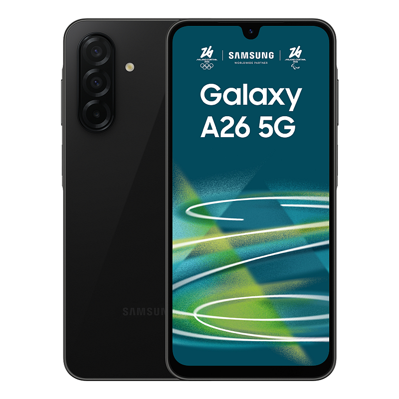 Samsung Galaxy A26 17 cm (6.7") Hybride Dual-SIM Android 15 5G USB Typ-C 6 GB 128 GB 5000 mAh Schwarz