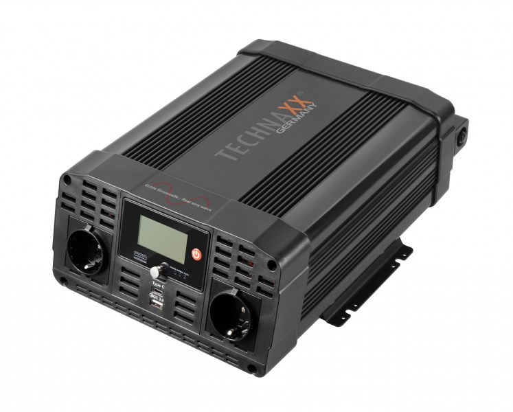 Technaxx TE22 Netzteil & Spannungsumwandler Auto 2000 W Schwarz