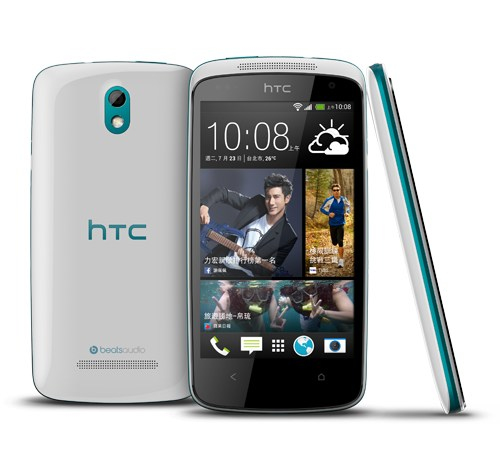 HTC Desire 500 10,9 cm (4.3") Single SIM 3G Micro-USB B 1 GB 4 GB 1800 mAh Blau