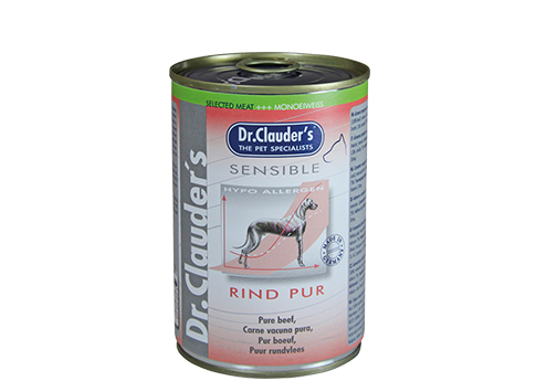 Dr.Clauder‘s 22267000 Hunde-Dosenfutter Rind Adult 400 g