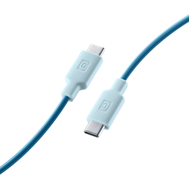 Cellularline Stylecolor Cable 100cm - USB-C to USB-C Farbiges USB-C-auf-USB-C-Kabel