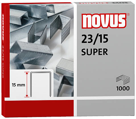 Novus 23/15 SUPER Klammerpack 1000 Heftklammern