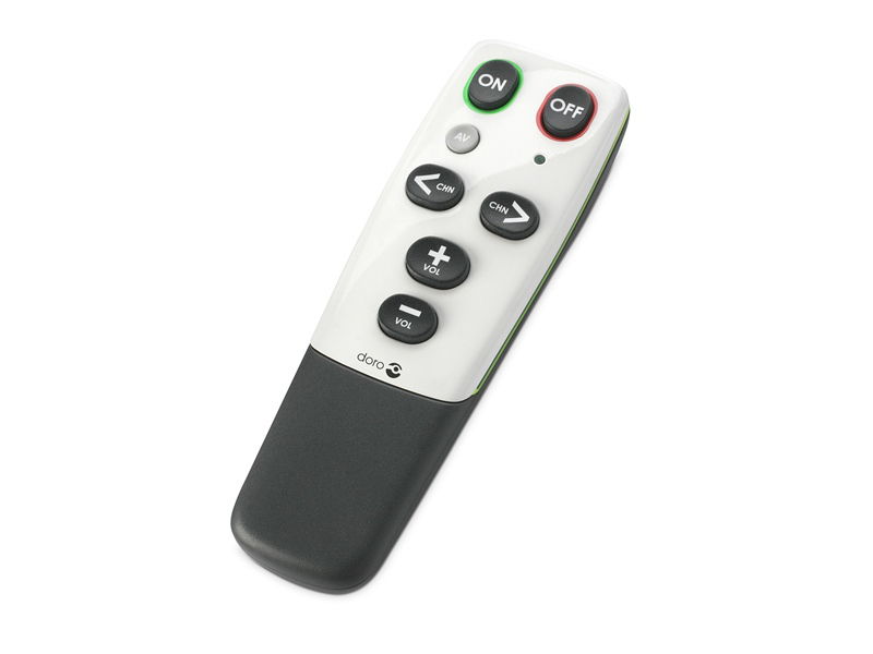 Doro HandleEasy 321rc Fernbedienung IR Wireless Universal Drucktasten