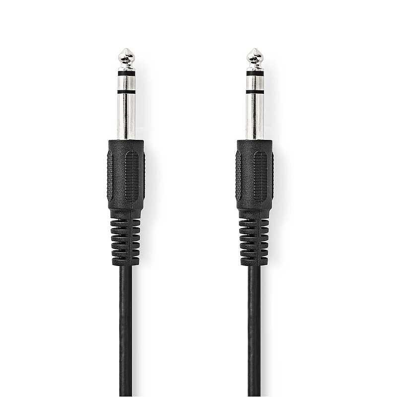Nedis CAGL23000BK20 Audio-Kabel 2 m 6.35mm Schwarz