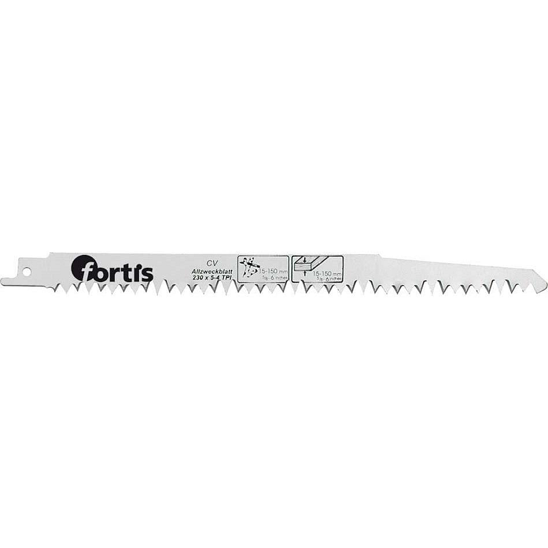 Fortis 4317784772730 Sägeblatt für Stichsägen, Laubsägen & elektrische Sägen 2 Stück(e)