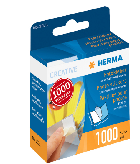 HERMA 4008705010719 Fotoecke 1000 Stück(e) Weiß