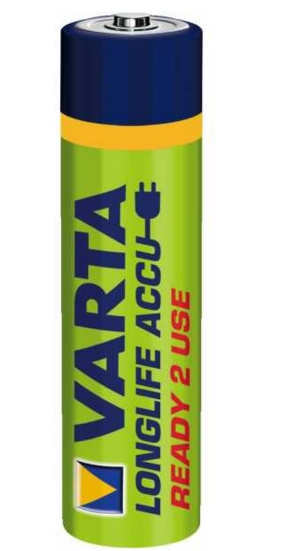 Varta AAA, 800mAh, NiMH Wiederaufladbarer Akku Nickel-Metallhydrid (NiMH)
