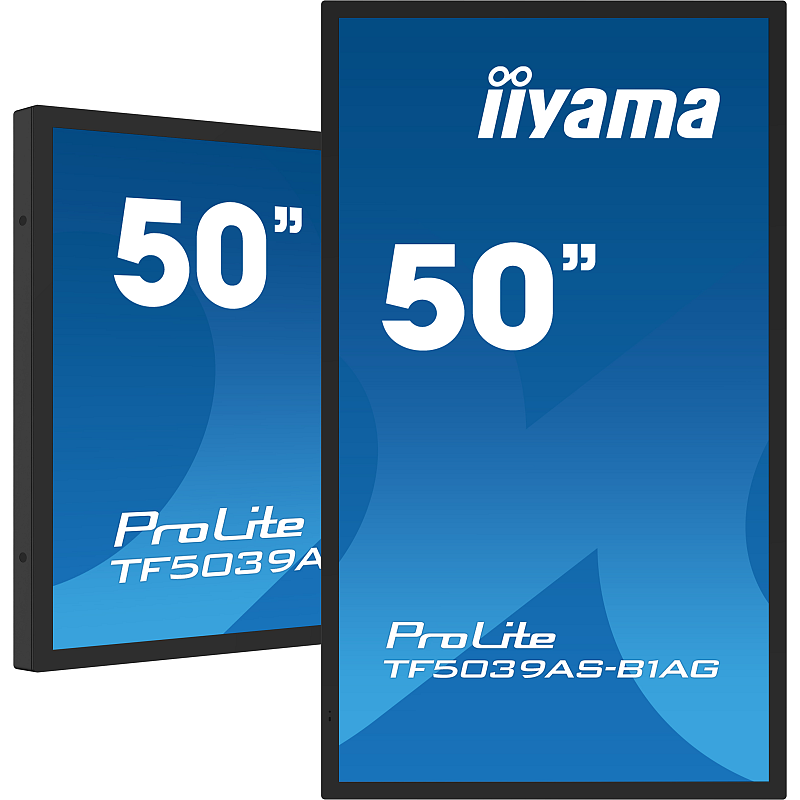 iiyama TF5039AS-B1AG Computerbildschirm 125,7 cm (49.5") 3840 x 2160 Pixel 4K Ultra HD LED Touchscreen Schwarz