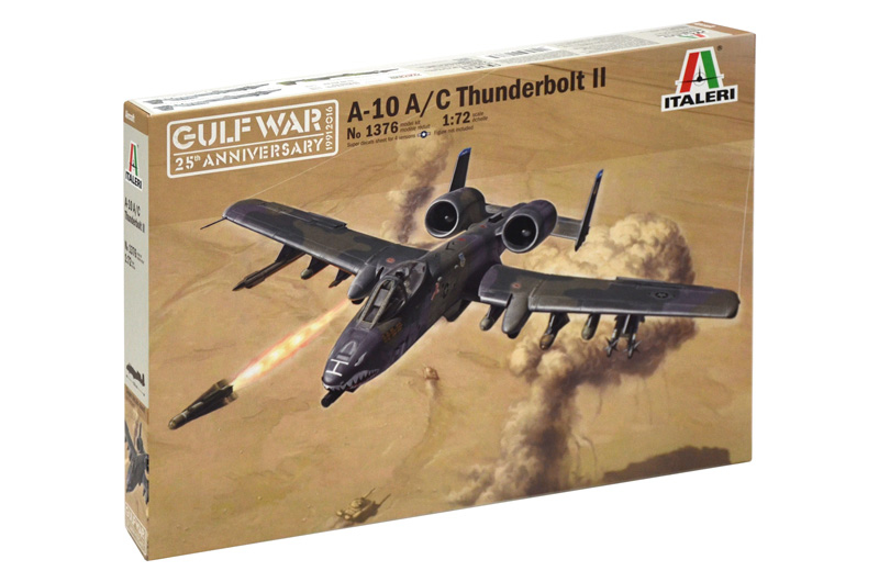 Italeri A-10 A/C Thunderbolt II Starrflügelflugzeug-Modell Montagesatz 1:72