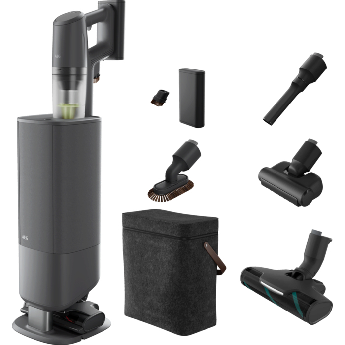 AEG AP83U25XNX Handstaubsauger Grau Beutellos