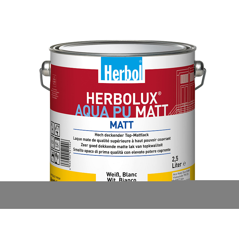 Herbol Herbolux Aqua PU Matt Weiß 0,75 l