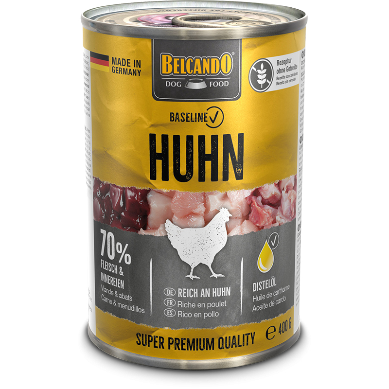 Belcando 512435 Hunde-Dosenfutter Huhn Adult 400 g