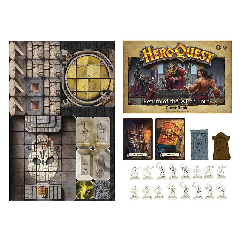 Hasbro Gaming Avalon Hill HeroQuest Return of the Witch Lord Quest Pack Brettspiel-Erweiterung Reisen/Abenteuer